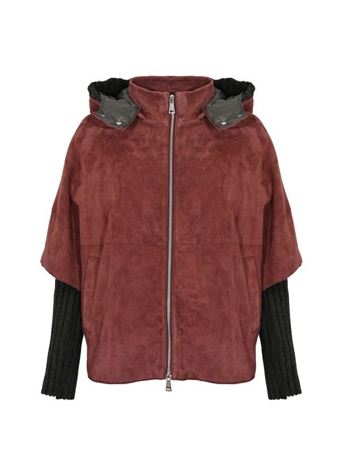 Giubbotto Alaska in suede e maglia Grenade LEATHER AUTHORITY | ALASKA204